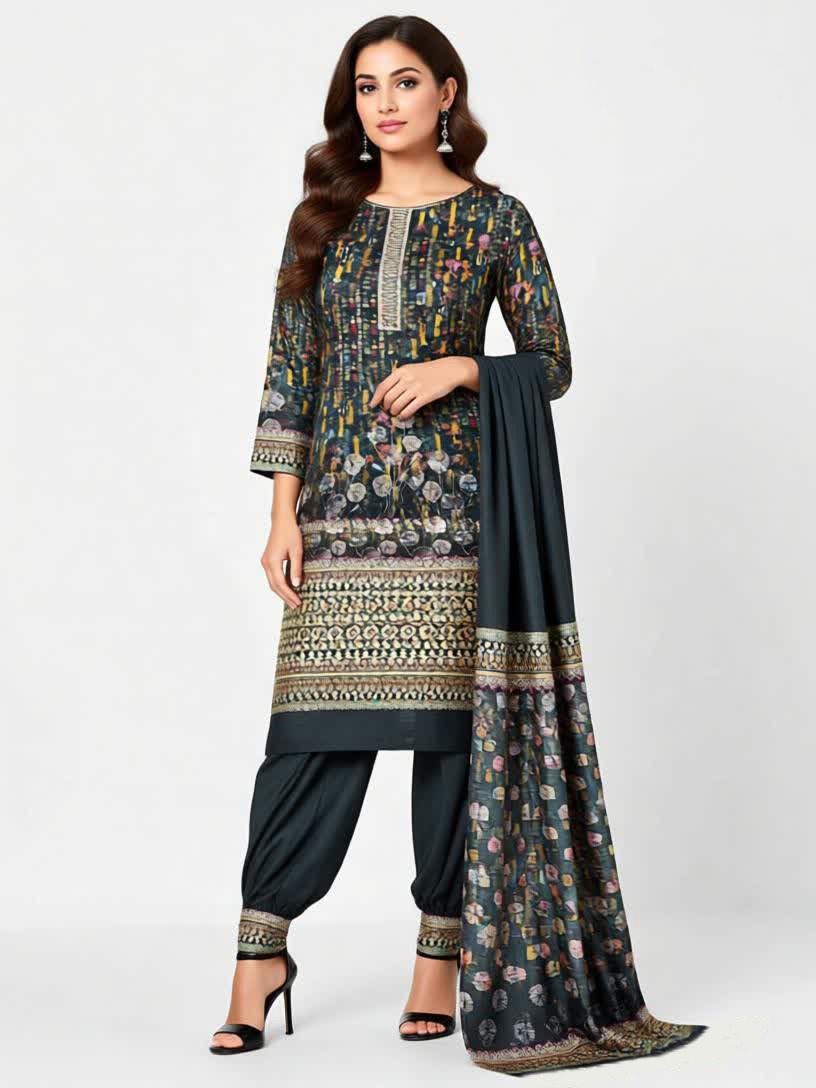 ZamZam Swiss Lown 100% Cotton – Blue