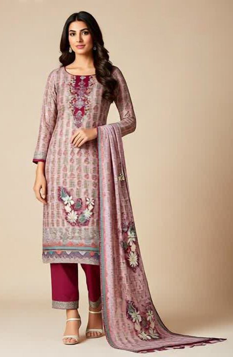 ZamZam Swiss Lown 100% Cotton – Light Pink